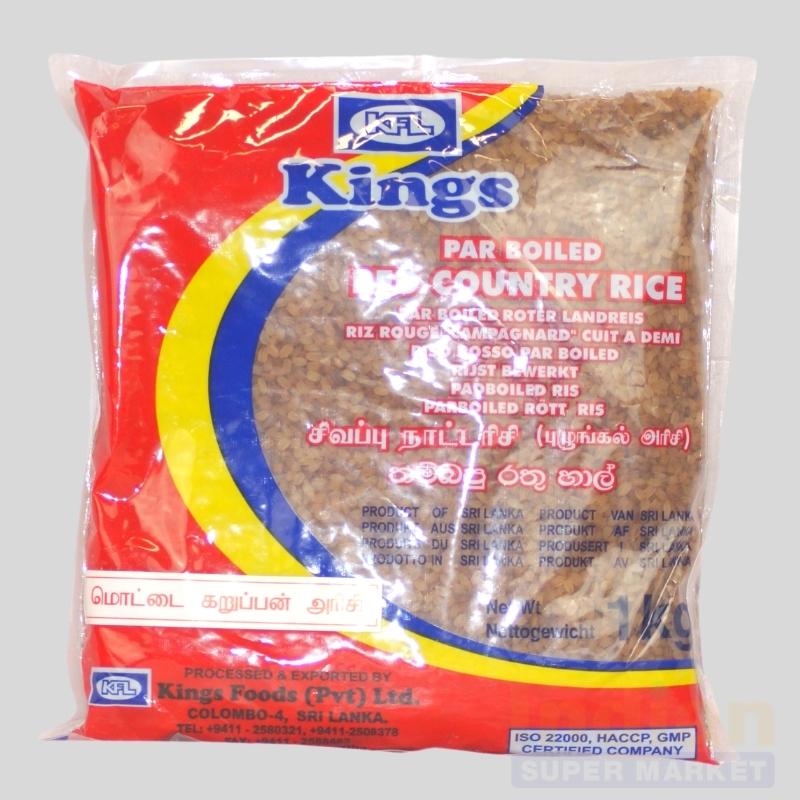 Kings Parbolied Red Country Rice 1kg 1 2