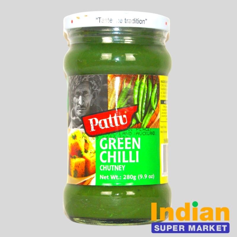 Pattu-Green-Chilli-Chutney-280gm