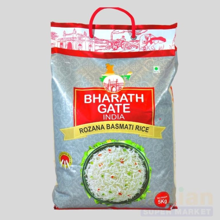 Bharath Gate Rozana Basmati Rice 5 Kg Indian Supermarket